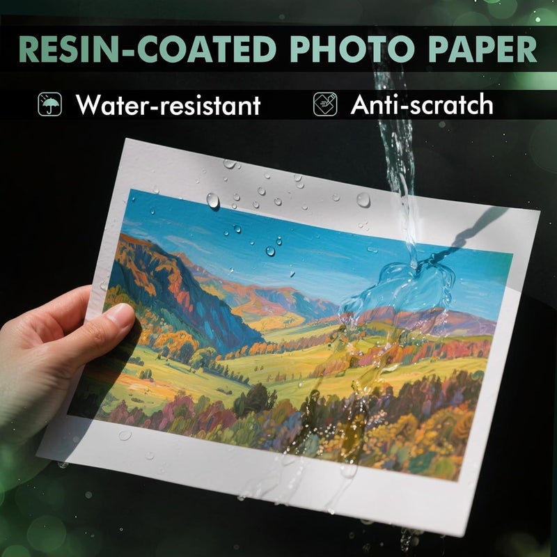 A-SUB Premium Photo Paper Satin 11x17 72lb for Inkjet Printers 50 Sheets, Single Sided - Image 4